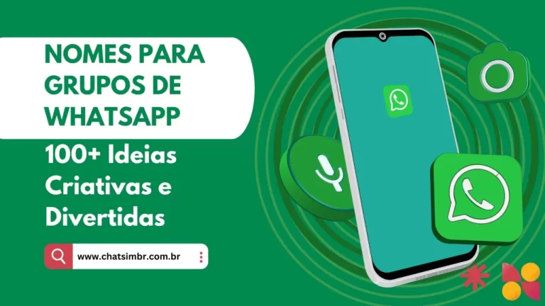 ideia de nomes para grupo de whatsapp